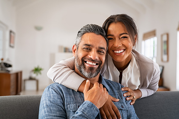 Portrait of multiethnic couple